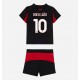 AC Milan Rafael Leao #10 Barnkläder Hemma matchtröja till baby 2025-26 Kortärmad (+ Korta byxor) Billigt
